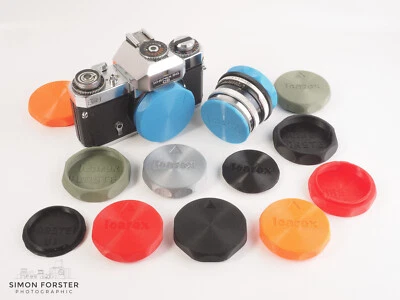 Icarex Bayonet Mount Body & Lens Caps By Forster UK - Image 1 of 4