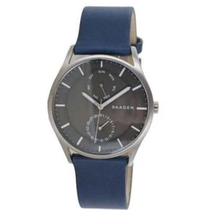 Skagen Men's Watch Holst Titanium Leather SKW6448 - Picture 1 of 3