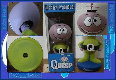 Funko Quaker 2001 avena quisp cereal Wacky Wobbler Bobblehead en caja Quazy Energy Foto 1 de 4