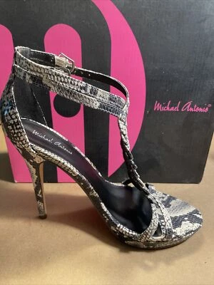 Michael Antonio Tenga-Rep Serpiente Natural PU Talla 9 Foto 1 de 4