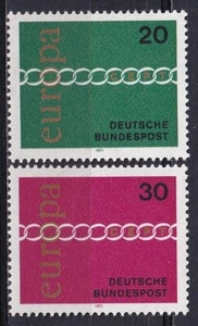 Germany 1971 Yvert #538/39 Europe CEPT MNH VF - Picture 1 of 1