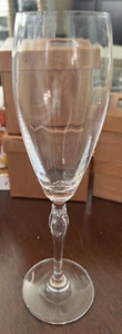 Mikasa Crystal Spring Petals Champagne Flute Clear Optic Simple Classic Elegant - Picture 1 of 2