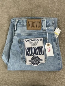 Vintage Nuovo County Seat Jeans Gr. 11/12 Reg Mom High Rise Tapered Leg Neu mit Etikett - Bild 1 von 11