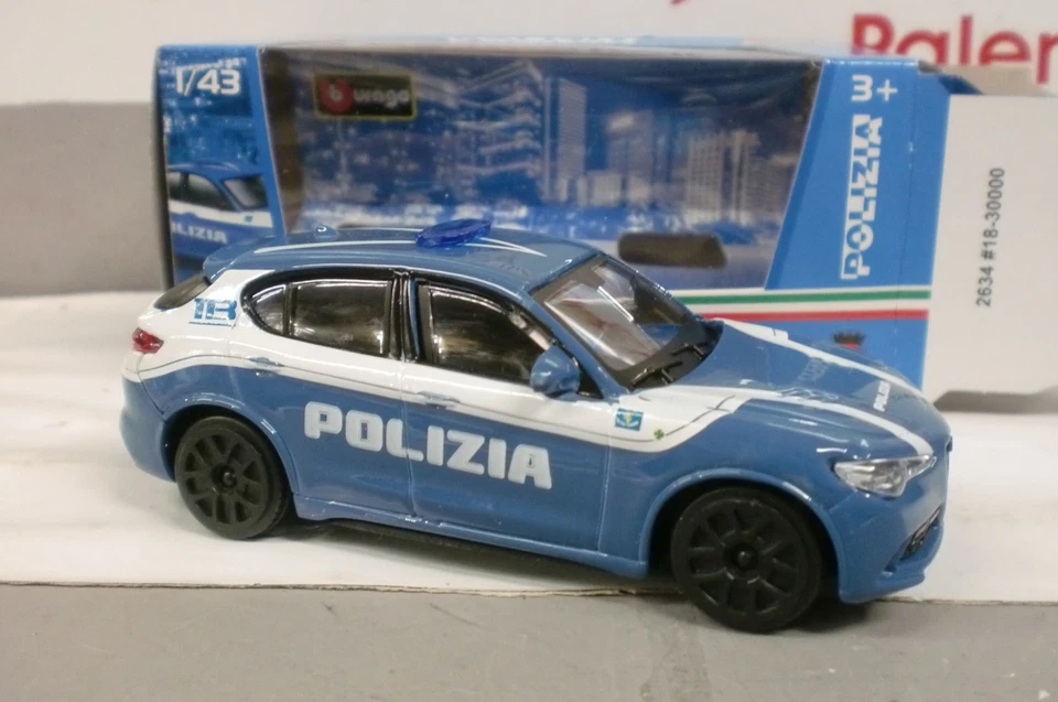 BURAGO 1/43 - ALFA ROMEO STELVIO  - POLIZIA di STATO - Immagine 1 di 1