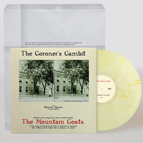 The Mountain Goats - Coroner's Gambit - Kandy Korn Hybrid Yellow [New Vinyl LP] Foto 1 de 1