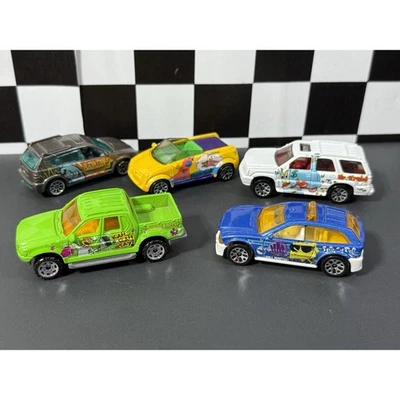 Matchbox Spongebob Squarepants (2005) Mattel Lot of 5 - Escalade, Ford, Patrick - Image 1 of 4