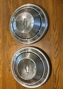 Wheel Center Caps Vintage 10.5" Chevy COPO Dog Dish Camaro, Nova, Chevelle Used - Bild 1 von 7