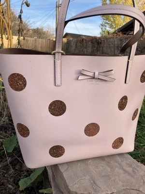 Bolso de Mano Kate Spade New York Live Colorido Rosa Brillo Foto 1 de 4