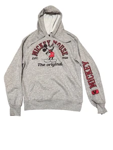 Neu mit Etikett - Herren - Disney - Mickey Mouse Hoodie Sweatshirt - grau - Small - Bild 1 von 11