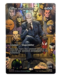 MTG | Clever Impersonator | Marvel's Spider-Man | Foil | NM | EN - Bild 1 von 1