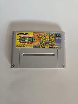 Teenage Mutant Ninja Turtles Turtles in Time for Nintendo Super Famicom SFC SNES - Image 1 of 3