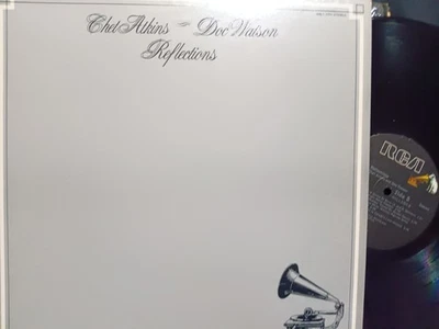 Chet Atkins Doc Watson - Reflections 1980 Vinyl Lp AHL1-3701 RCA Country Guitar - Image 1 of 2