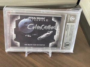 Colin Cantwell Star Wars Concept Artist 2017 Masterwork #LP-6 Autograph BAS SLAB - Picture 1 of 3