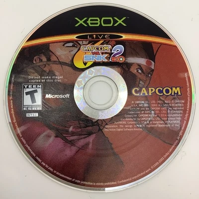 Capcom Vs SNK 2 EO (Microsoft Xbox Original) Disc Only Tested - Image 1 of 2