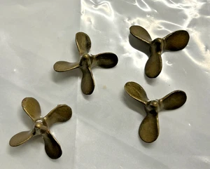 Juego de 4 hélices de latón de 1" modelo de barco de juguete barco avión hélices - Imagen 1 de 4