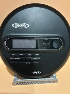 Jensen Portable CD Player Personal CD/MP3 Player Model CD-65BLK. - Bild 1 von 12
