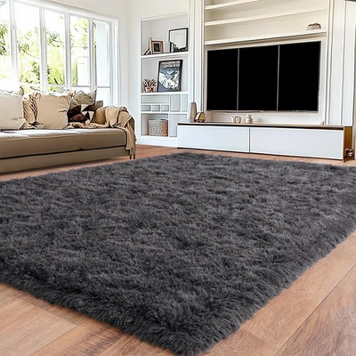 Large Shaggy Fluffy Area Rugs for Living Room Ultra Soft Fluffy Large Shaggy Rug - Image 1 of 4