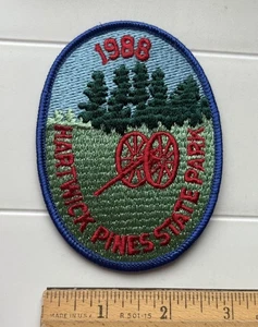 Toppa ricamata ricordo Hartwick Pines State Park Grayling Michigan 1988 - Foto 1 di 3