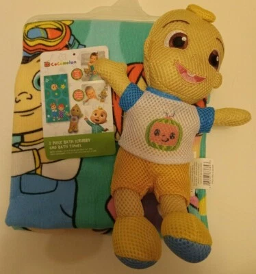 Toalla CoComelon Juego de 2 Toalla (25"x50") y Exfoliante  Foto 1 de 4