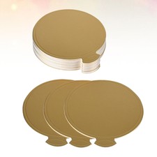 200pcs rotonda per torta torta robusto cerchio d'oro Base Vassoio per dessert Board per
