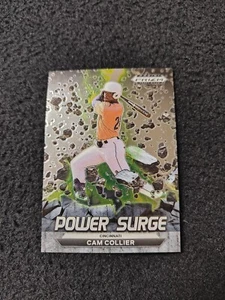 2022 Panini Prizm Draft Picks Power Surge Cam Collier #PS-CC Cincinnati Reds - Picture 1 of 2