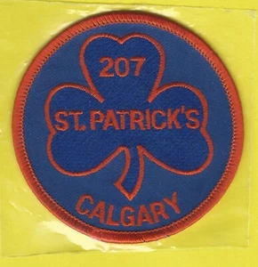 207 ST. PATRICK'S CALGARY CANADA BOY SCOUT PATCH !  honour loyalty integrity - Picture 1 of 1