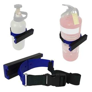 AUSTRALIAN MADE NobleFix E Size Gas Bottle Holder Restraint 200mm Track 400mm st - Bild 1 von 11