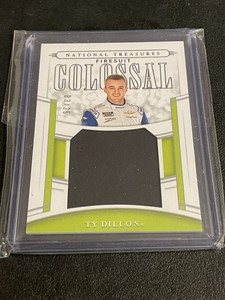 2020 NATIONAL TREASURES TY DILLON COLOSSAL PATCH RACE USED /25