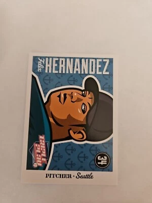2012 Panini Triple Play Baseball Card Felix Hernandez 74 - Image 1 of 2