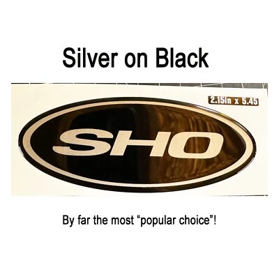 Gel Coated (DOMED)  "SHO" emblem overlay : Compatible with Taurus SHO 2010+ - Image 1 of 4
