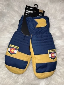 Dakine Fillmore Mitt Men's M 8.5 Warm Index 3 Colorado Blue/Tan Leather DK Dry - Picture 1 of 9