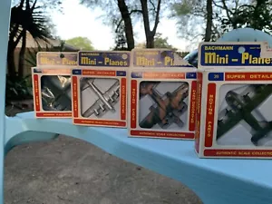 BACHMANN Mini-Planes_4 USAAF WWII bombers_B-17, B-24, B-25, B-29_some great ones - Picture 1 of 24