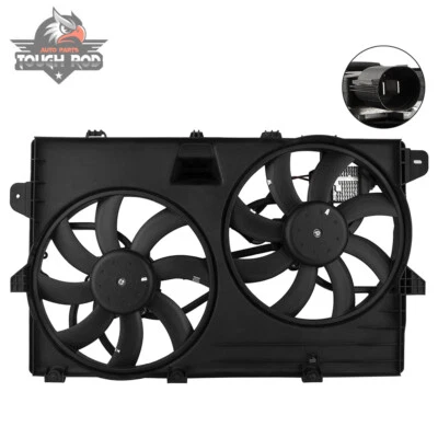 Radiator And Condenser Fan w/ Control Module for Ford Edge Lincoln MKX 2007-2015 - Image 1 of 4