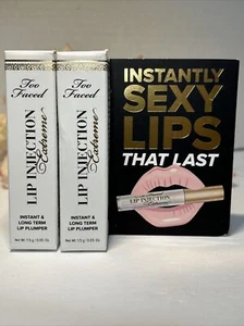 2 X Too Faced Lip Injection Extreme Instant & Long Term Plumper 1.5g/0.05oz NIB - Picture 1 of 1