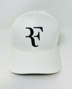 NIKE ROGER FEDERER RF Logo Hat Cap Dry Fit Tennis White Mens Calssic 99