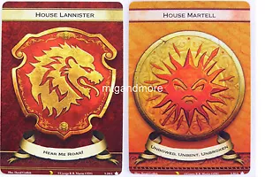 A Game of Thrones 2.0 LCG - 1x S200/201 House Lannister/Martell - Valyrian Draft - Bild 1 von 1