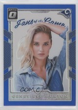 2017 Donruss Optic Fans of the Game Blue Prizm /149 Genevieve Morton #2