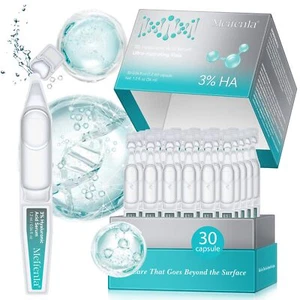 3% Hyaluronsäure-Serum Ultra-Hydratisierende Ampullen 30 Sticks Hyaluron Seru... - Bild 1 von 9