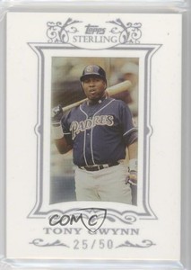 2007 Topps Sterling White Suede /50 Tony Gwynn #146 HOF