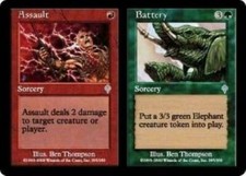 Assault//Battery  x4 Invasion  MtG NM