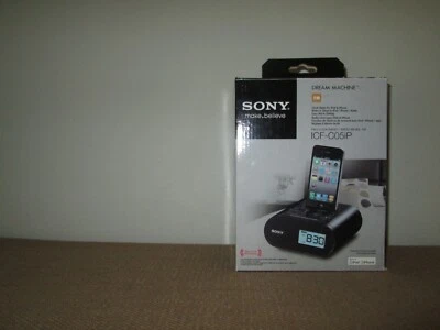 SONY “Dream Machine” Alarm Clock. FM iPhone iPod Dock. ICF-C05iP  - Image 1 of 4