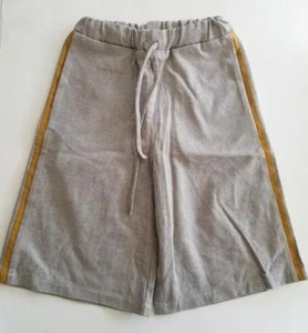 *MUM OF SIX* Boutique NWT NEW Herringbone Boys Shorts Gray brown Gold 6 $84 WOW - Picture 1 of 3