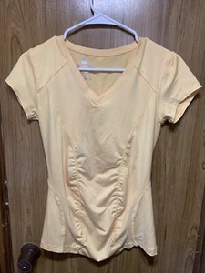 90 Degree by Reflex Women Yellow Active T-Shirt XS - Picture 1 of 3