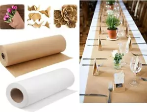Kraft Paper Roll For Wedding Birthday Party Handmade Gift Wrapping Parcel Pack - Picture 1 of 6