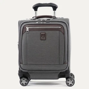 Travelpro Platinum Elite 16" inch Underseat Spinner Tote Bag with USB Port Grey - Picture 1 of 8