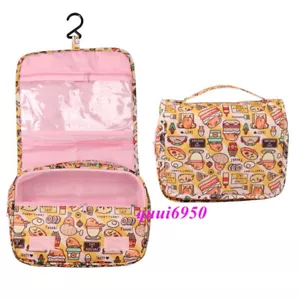 Gudetama borsa per trucco da viaggio cosmetica da appendere borsa organizzatore toilette - Foto 1 di 7