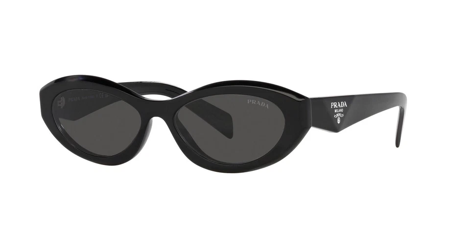 PRADA PR 26ZS 16K08Z Unisex Irregular Sunglasses - Black/Gray