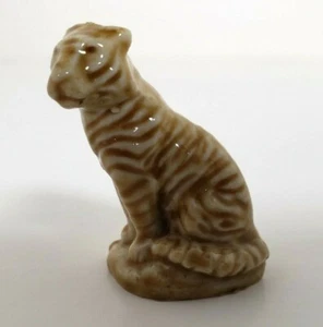 Wade England Whimsie Tee kleiner Tiger Figur Keramik Porzellan Miniatur Tier - Bild 1 von 10