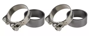 Exhaust Silencer seals & Clamps For Honda CBR 1000 F 1987-1999 - Picture 1 of 1
