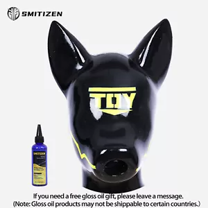 Smitizen Silikon lang Ohren Drohne Haube Spielzeug Muster Latex-ähnliche Maske - Bild 1 von 20